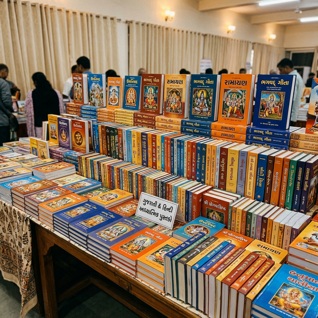 Collection of Maharaj Saheb's books